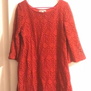 Size 14 Red Lace Dress